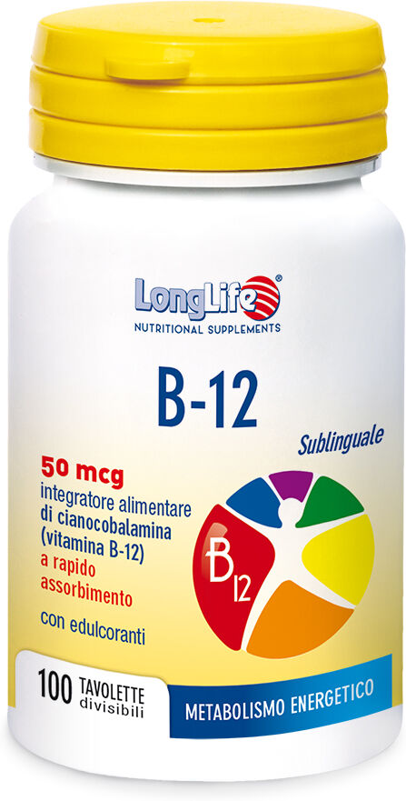 Longlife vitamina B12 sublinguale (50 mcg)