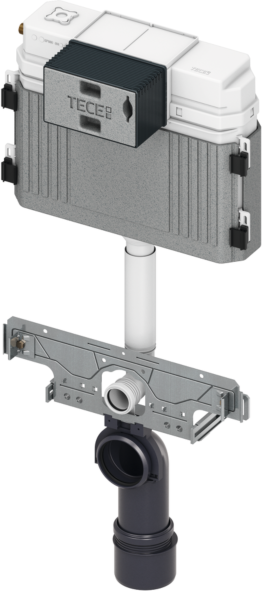 TECE TECEprofil WC-Anschlusseinheit 9041306 BH 1350 mm, mit Spülkasten, Betätigung vorne