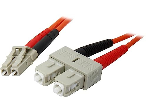 StarTech.com Vezel Optische Kabel - Multimode Duplex 62.5/125 - OM1 - LC naar SC - 1 m - Oranje