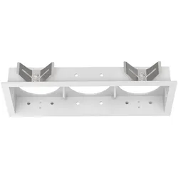 Ideal Lux Einbau-Schraubring für BENTO, mit Rahmen, eckig, dreifach, weiß IDEA-287928