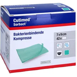 Cutimed Sorbact Kompressen 7x9 cm