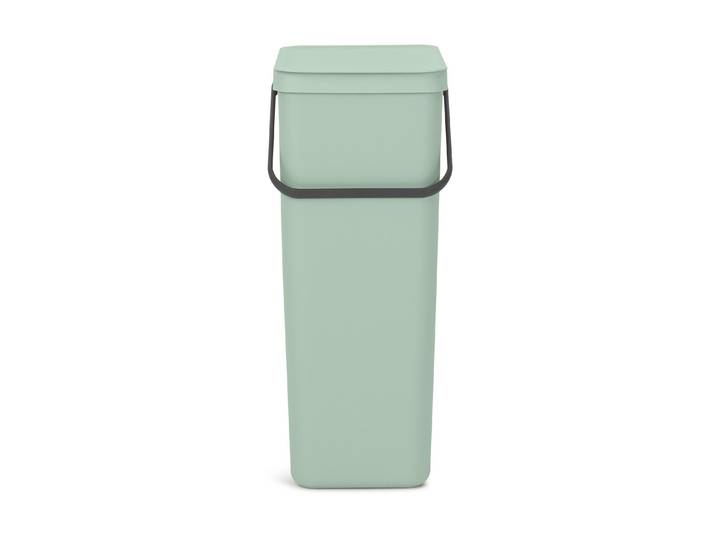 Biomülleimer BRABANTIA Sort & Go , grün (hellgrün), B:26,7cm H:62cm T:34,1cm, Kunststoff, Mülleimer, Biomülleimer