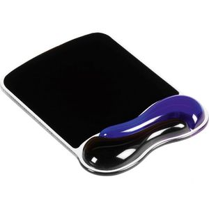 Kensington Mauspad Duo Gel 62401, blau / schwarz, 240 x 182 mm, Kunststoff, Gel-Handgelenkauflage