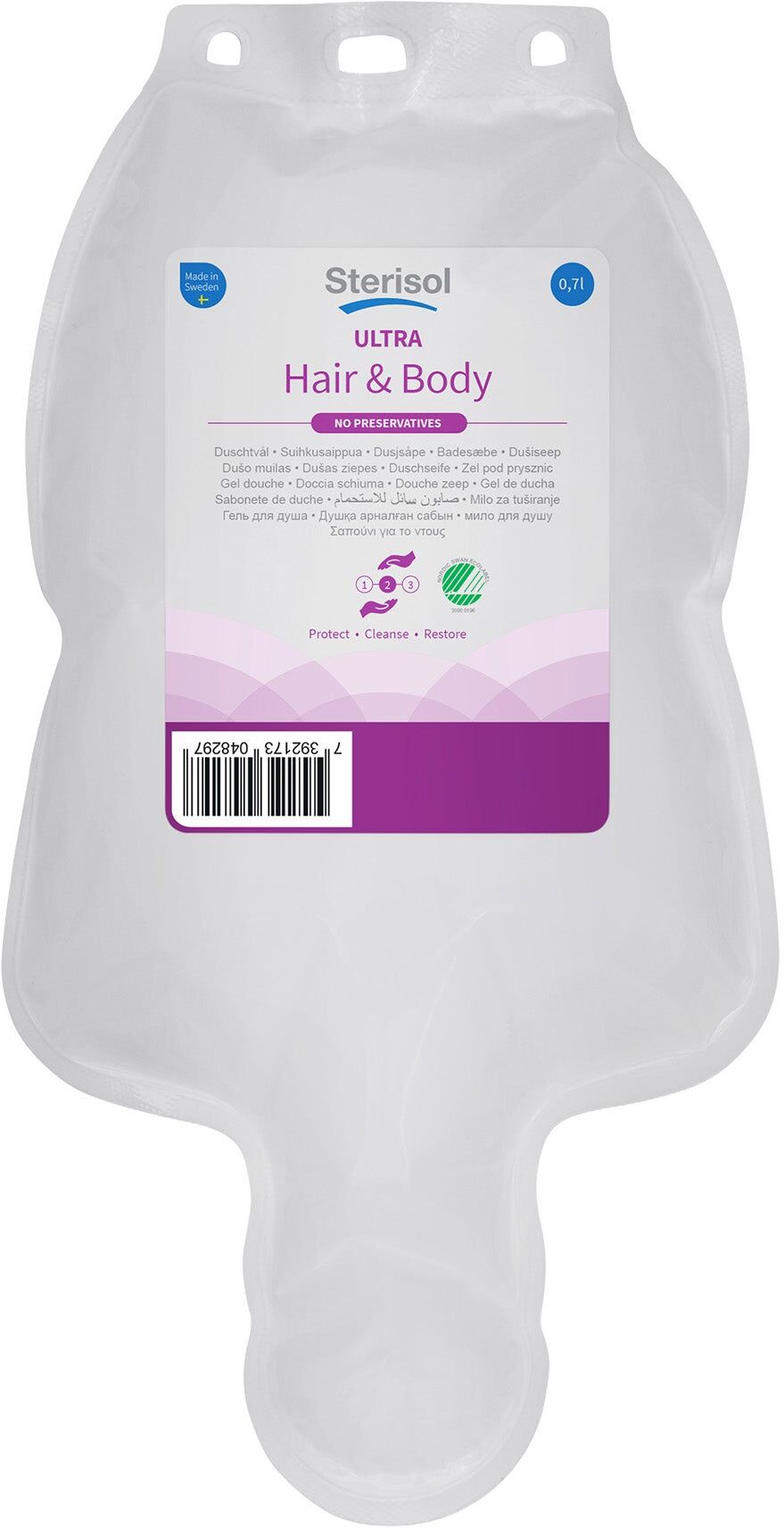 Sterisol Duschtvål/Schampo ULTRA 700 ml