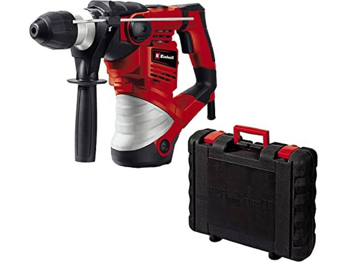 Einhell Marteau perforateur TC-RH 1600 1600 W 4 J SDS-Plus perçage béton 32 mm frappe pneumatique 4 fonctions