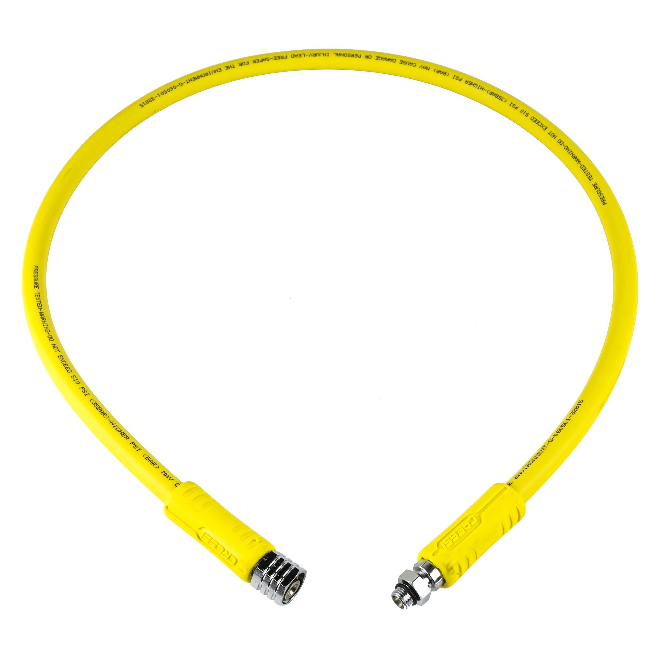 Cressi Lp Octopus Hose (yellow) (100 cm - 39.5") (HZ730225)