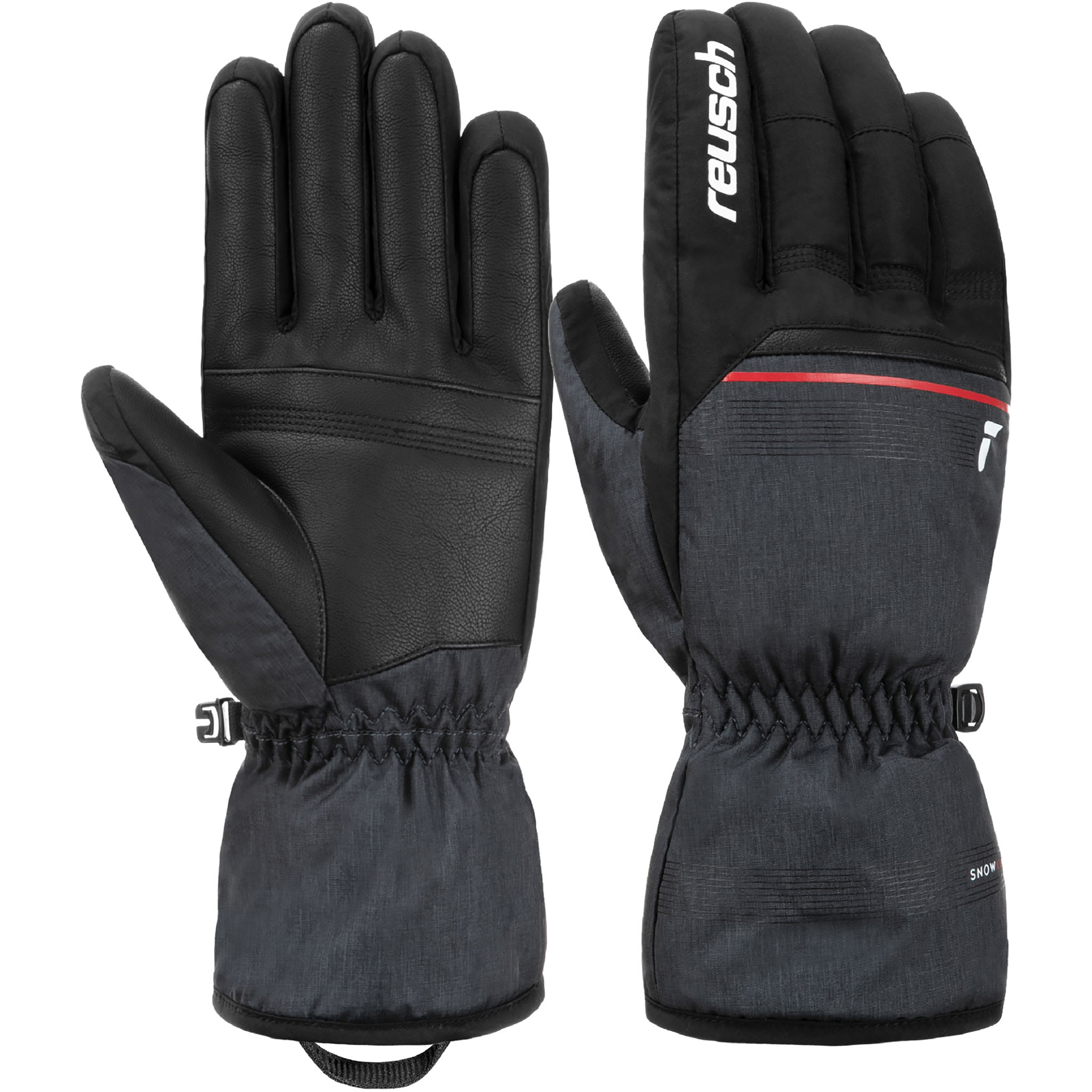 Reusch Snow King Skihandschuhe schwarz Größe 9.5 Skifahren Isolierend