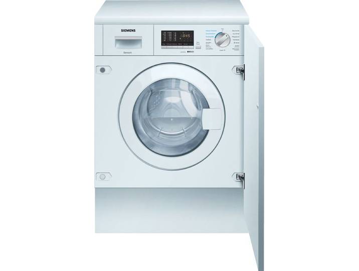 Siemens iQ500, Einbau-Waschtrockner, 7/4 kg, WK14D543