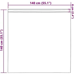vidaXL, Vorhang, Taloner (140 x 140 cm)