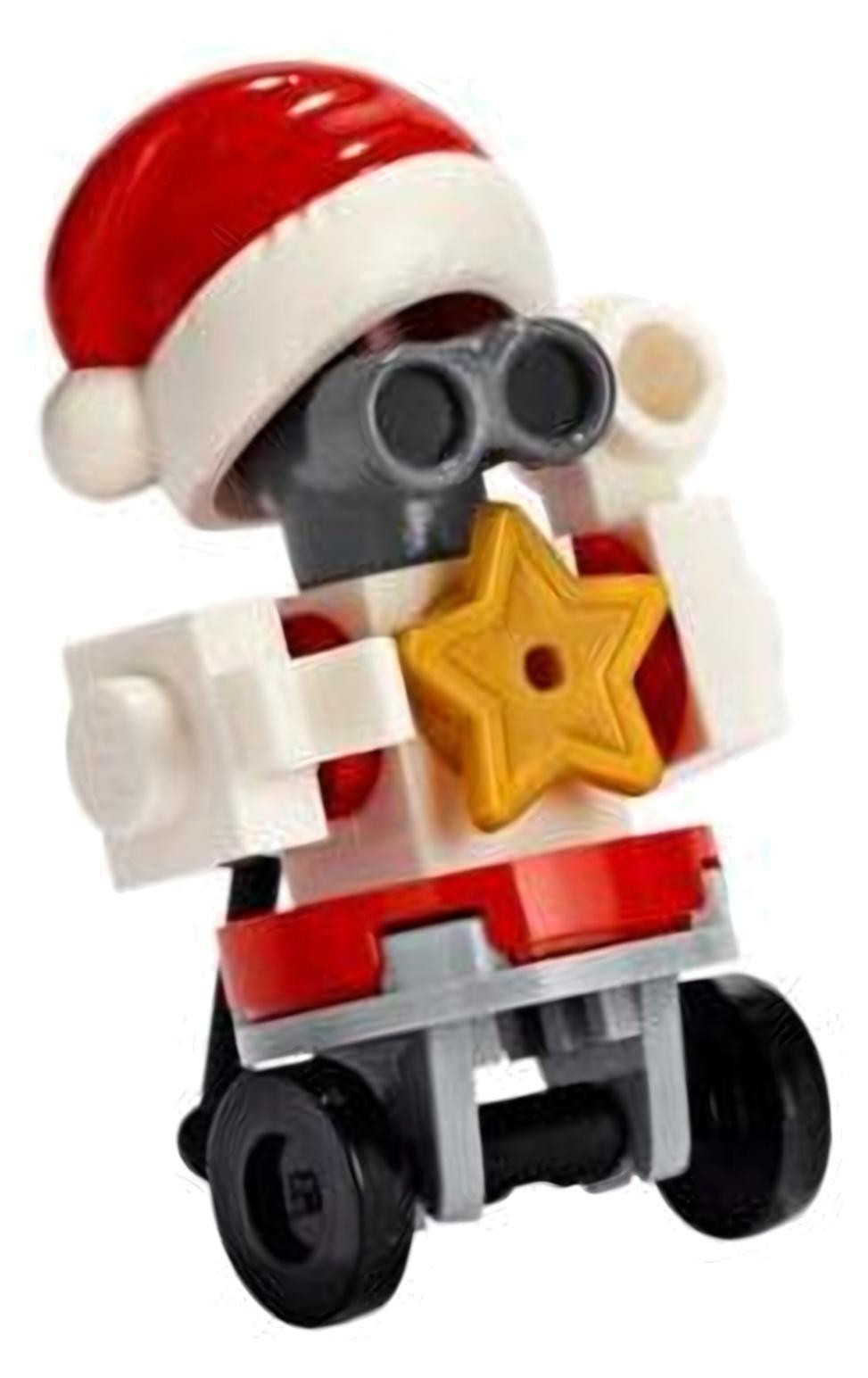 LEGO Minifiguur Friends Zobo de Robot Kerstman frnd0340