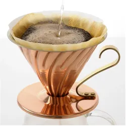 Hario V60-02 Metalltropfer – Kupfer, Kaffeebereiter, Kupfer
