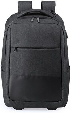 Sac à dos personnalisé Trolley Haltrix polyester noir