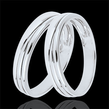 Edenly Trauringe Triya WeiÃŸgold