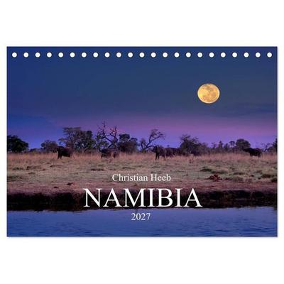 NAMIBIA Christian Heeb (Tischkalender 2027 DIN A5 quer), CALVENDO Monatskalender
