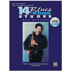 14 Blues & Funk Etudes 2: For B-Flat Instruments (Tenor Sax, Soprano Sax, Clarinet) (With 2 CDs), Fachbücher von Bob Mintzer