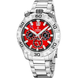 Festina Quarz Herren The originals/diver F20743/5 - rot,silber - 45.0mm