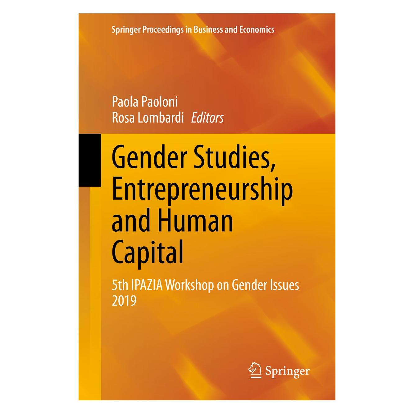Springer Gender Studies, Entrepreneurship and Hu (Englisch, Hardcover, Paola Paoloni, Rosa Lombardi) (9783030468736)