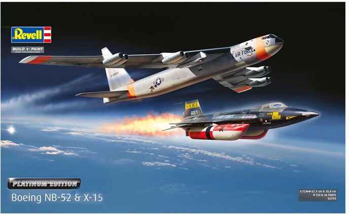 Maquette Boeing NB-52 & X-15 "Platinum Edition" Echelle 1:72 Level 5 - Revell