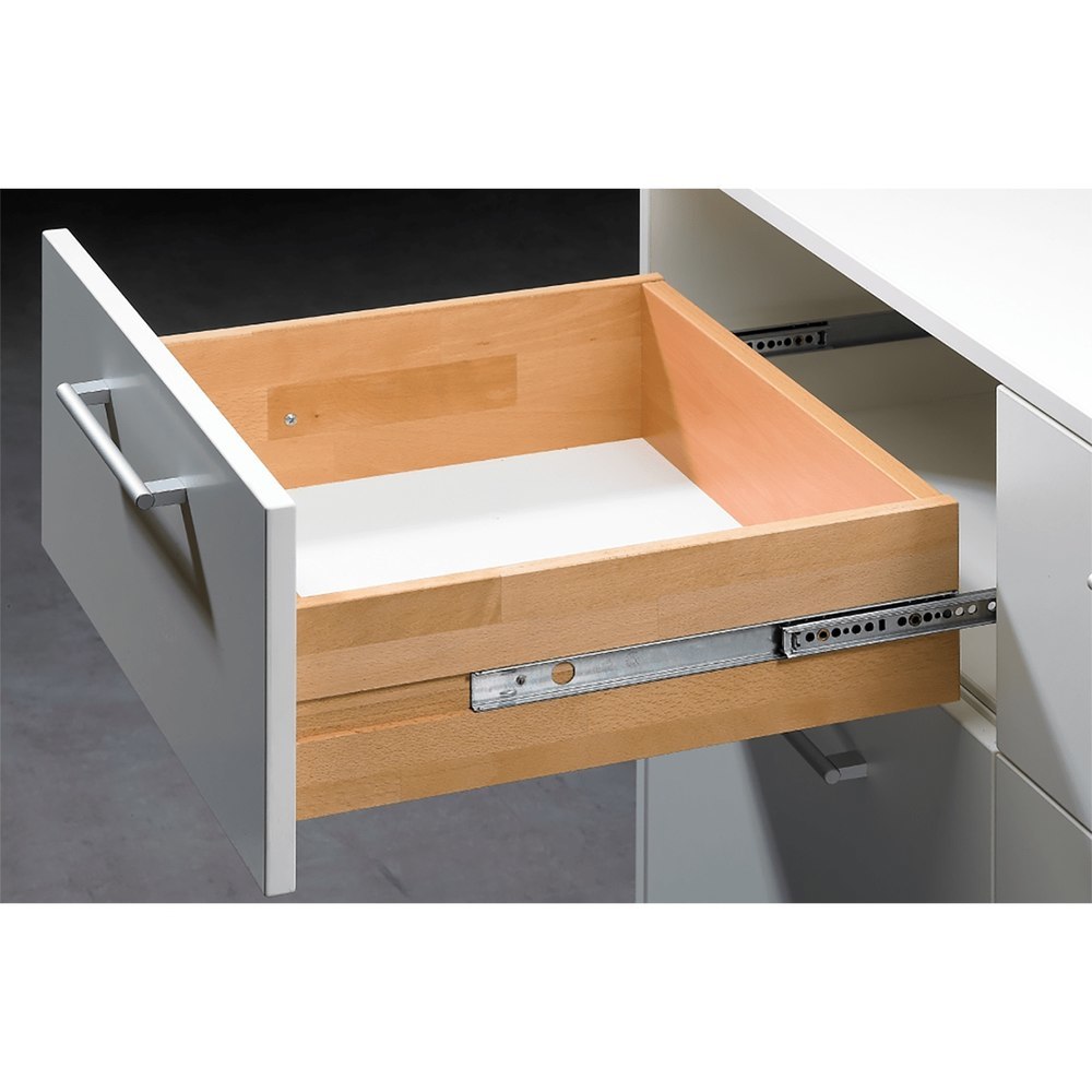 Hettich Möbel-Kugelauszug KA 290, Nennlänge250mm, Schubkastenlänge 200-310mm, Belastbarkeit 20kg 26561