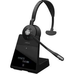 Jabra Headset Engage 75 SE Mono, mit Ladestation, für Festnetztelefone RJ9, DECT, USB, Bluetooth, On-Ear