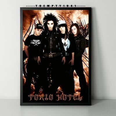 Uplifted Finds Metal Rock Band Tokio Hotel Poster Canvas Print Wall Art Decor 40 X 50 Cm No Frame 3