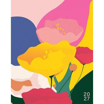 Bold Botanicals 2027 7.5 X 9.5 Booklet Monthly Planner