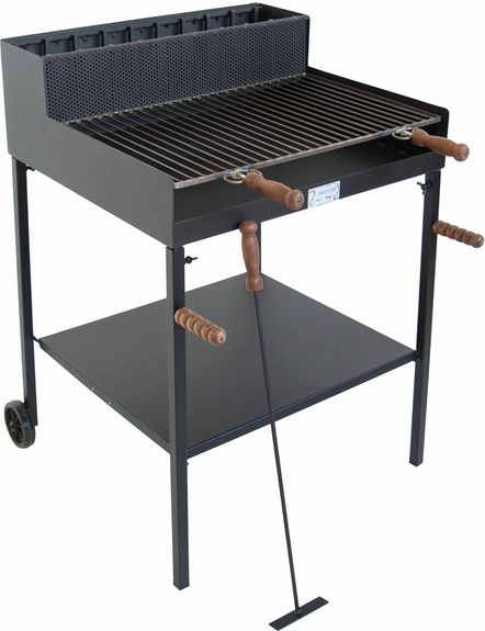 Cruccolini Fuocone Oliveto Maxi - Handgefertigter Grill aus Eisen für Holz und Kohle