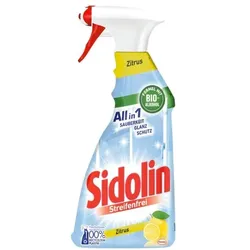 Sidolin Glasreiniger »All in 1 Streifenfrei Zitrus« 500 ml gelb