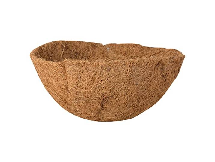 Kleine Kokos Opknoping Mand Insert 10 , Bruin