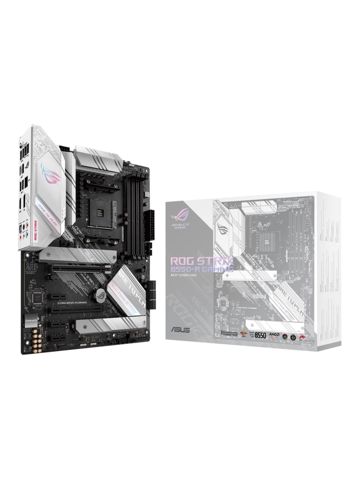 ASUS ROG STRIX B550-A GAMING Mainboard - AMD B550 - AMD AM4 - DDR4 RAM - ATX