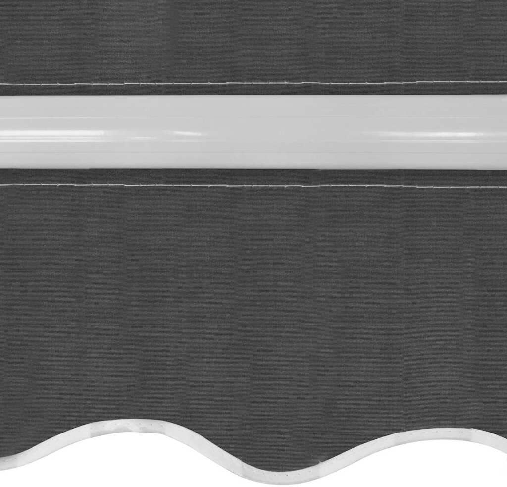 vidaXL Auvent pliable manuel 350 cm Anthracite