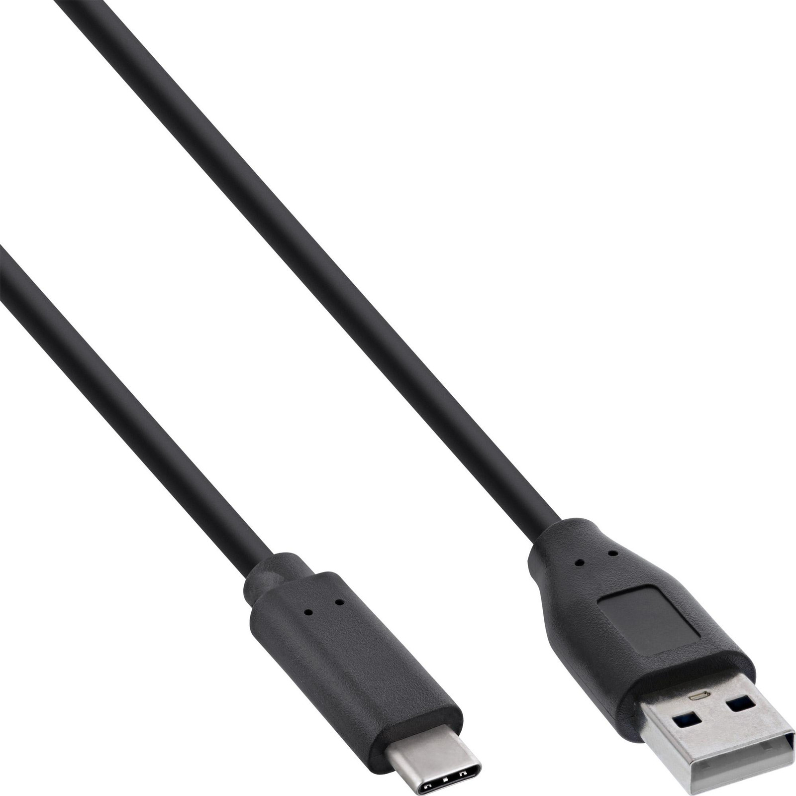 InLine USB 2.0 kabel USB-C naar USB-A zwart 2 meter