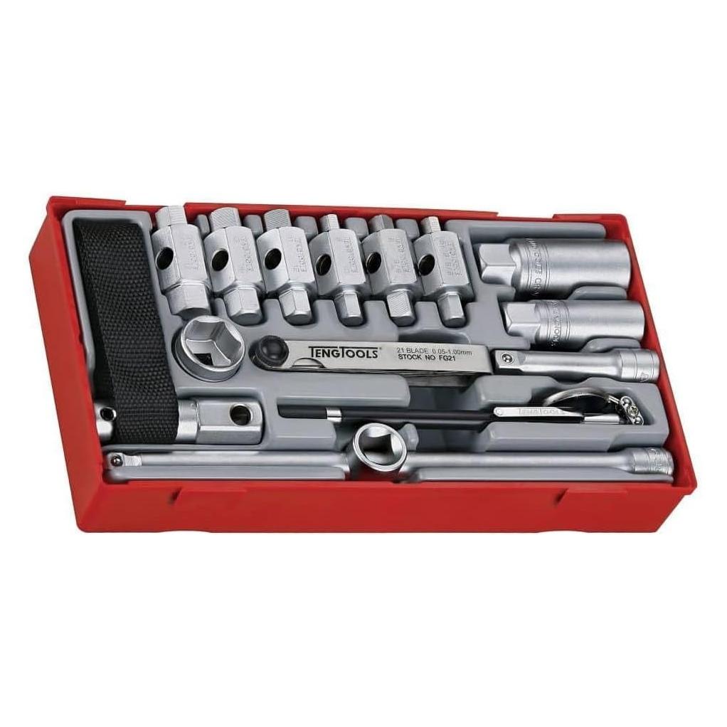 Teng Tools Teng TTOS16 Olie Service Set 16 Stuks (TTOS16)