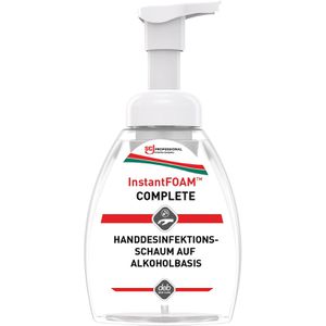 InstantFOAM Desinfektionsmittel Complete, Handschaum, alkoholisch, Pumpflasche 250ml