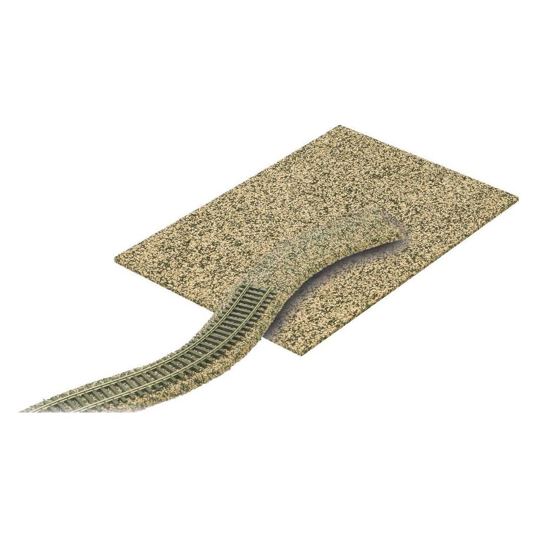 Busch N Schotterbettung 7506 (L x B (Spur N) (7506)
