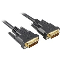 Kabel DVI-D > DVI-D schwarz, 3 Meter, Single Link, 18+1