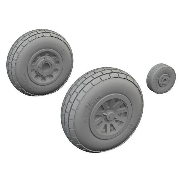 Eduard P-51D wheels block tread 1/72 (672369)
