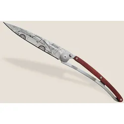 Deejo 37g Korallenholz Youngtimer Taschenmesser - STK - Youngtimer