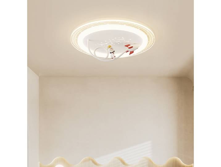 Chambre d'enfants plafond lustre moderne LED fusée lustre lumière garçon fille chambre lampe maison intérieur luminaires
