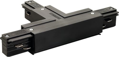 SLV 3-fase T-connector 2 aarde links, zwart