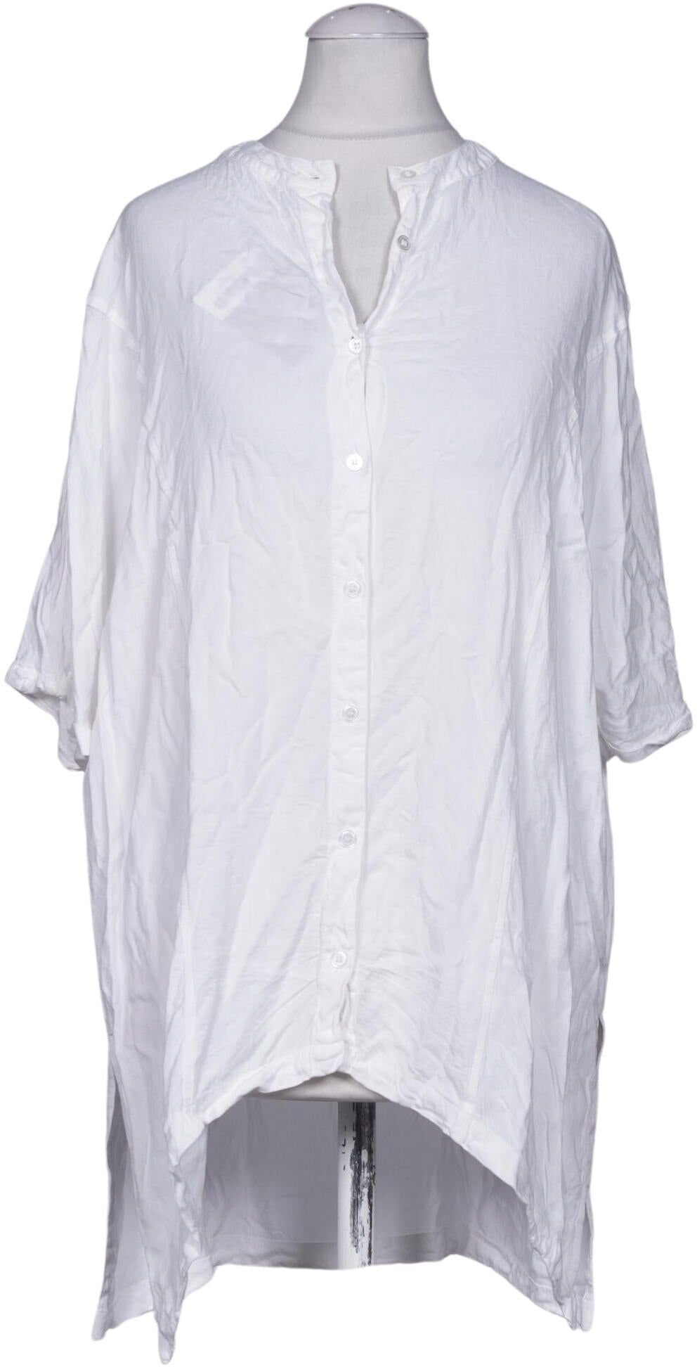 Karo Kauer Damen Bluse, Weiß, Gr. XS, Viskose - Second Hand