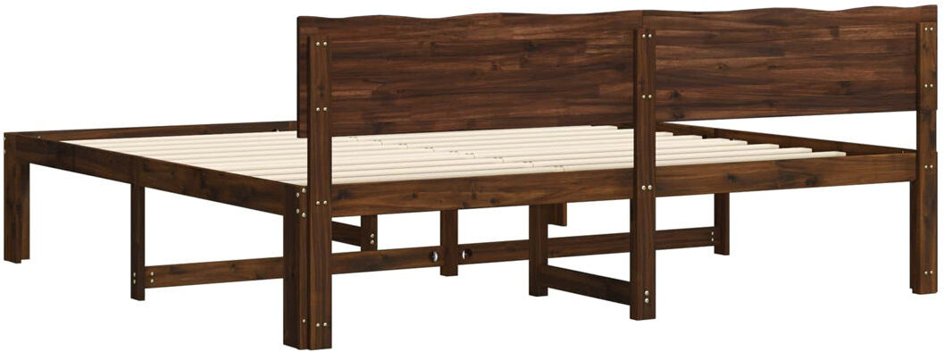 Natur Pur Solid Wood Bed Frame Natural 200 x 200cm