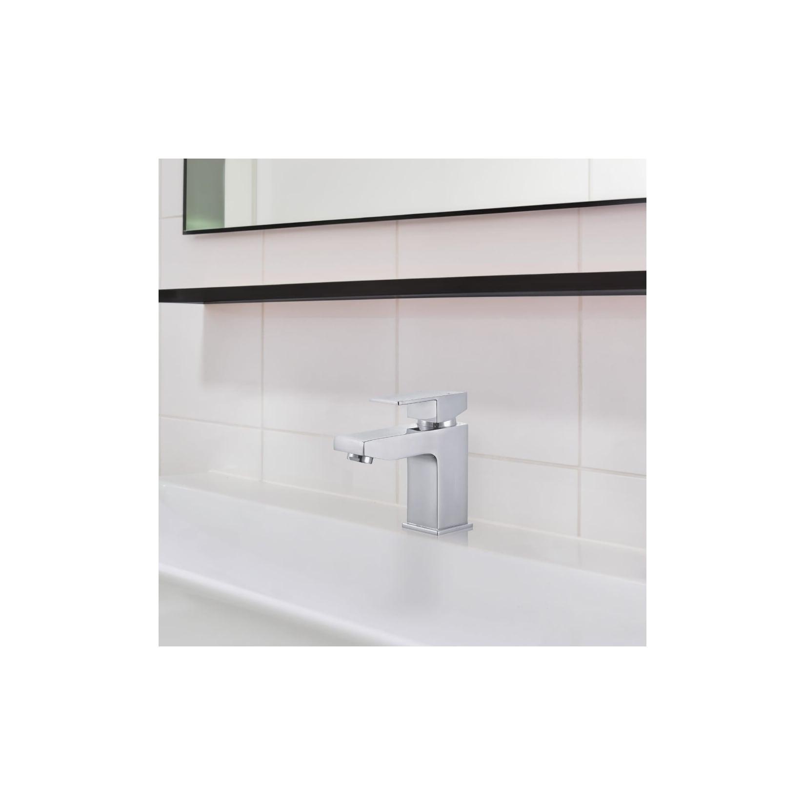 HOME DELUXE Waschtischarmatur aus Messing AQUATIC - Chrome