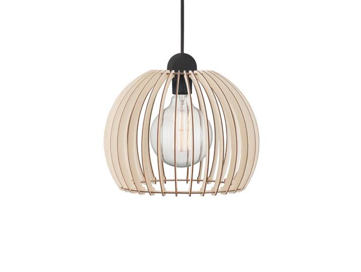 Nordlux Pendelleuchte Chino, Braun, Holz, 30 cm, Lampen & Leuchten, Innenbeleuchtung, Hängeleuchten, Pendelleuchten