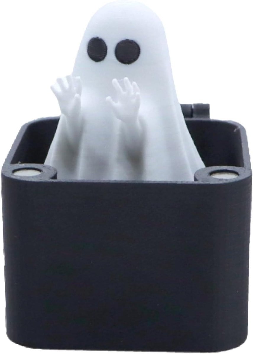 Humoristisch Spookbeeldje Gag Box Halloween Decoratie voor op tafel
