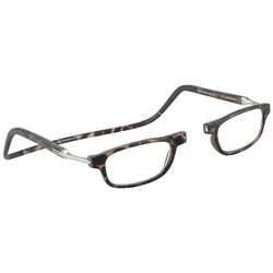 CliC Flex eckig Frosted XL Tortoise Lesebrille Readers
