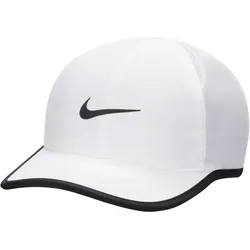 NIKE Club Dri-FIT Unstructured Featherlight Cap Kinder 100 - white/black/black