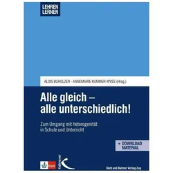 Alle gleich alle unterschiedlich!, Fachbücher von Alois Buholzer, Annemarie Kummer-Wyss