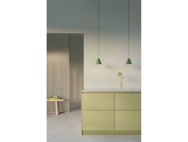 Belle Pendelleuchte Ø15 Pale Green/Reseda Green - Belid - Esszimmer - Metall