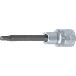 BGS Bit-Einsatz Länge 100 mm Antrieb Innenvierkant 12,5 mm (1/2") Innensechskant 6 mm - 4261